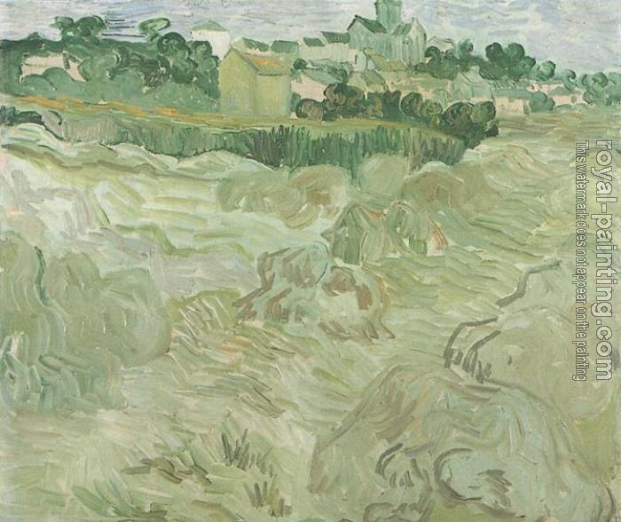 Vincent Van Gogh : Wheat Fields with Auvers in the Background